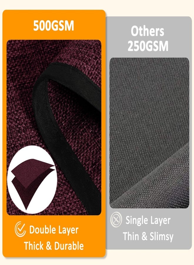 Joywell Remote Holder for Recliner Couch Armchair Caddy Sofa Armrest Organizer Non Slip Sofa Arm Chair Caddie with 6 Pocket Storage for Magazine, Tablet, Phone, iPad, Dark Purple - Image 2